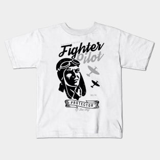 Fighter Pilot Kids T-Shirt